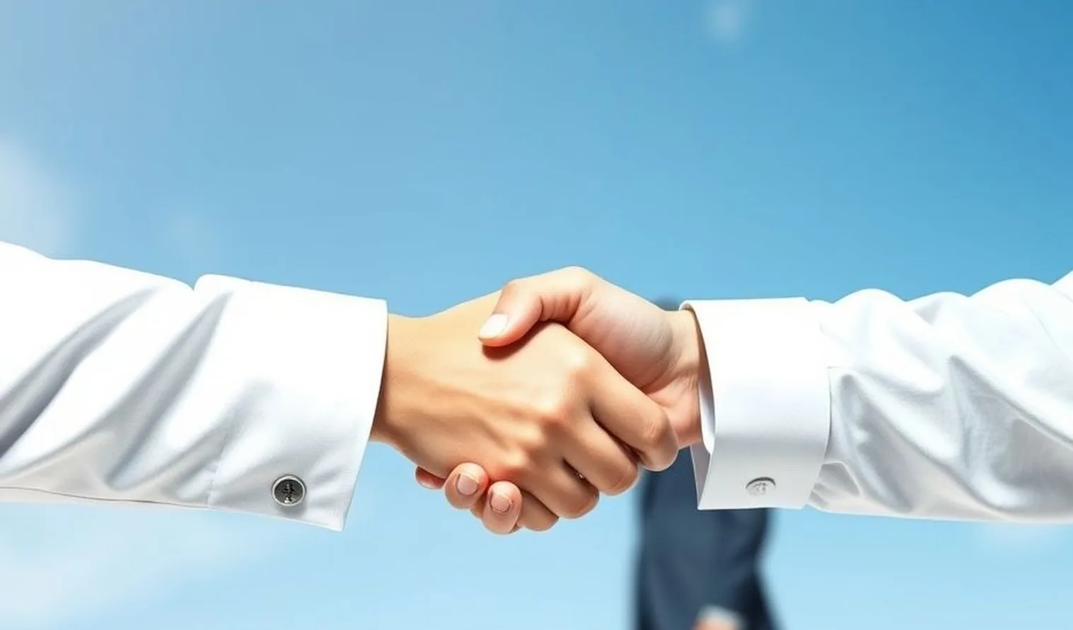 partnership handshake business concept